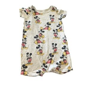 Disney Baby Gray Romper